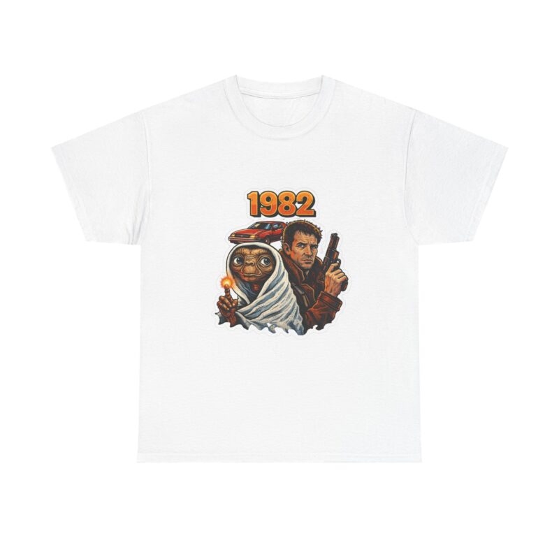 1982 Retro Movie Tee — Sci‑Fi Adventure Graphic T‑Shirt